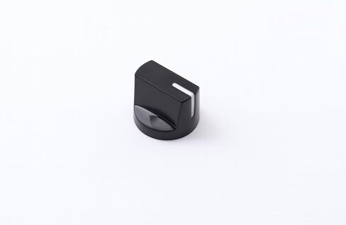 2 PCS Plastic Control Knobs with Set Screw for Potentiometers,Instruments,Machinery,Industrial,Laboratory equipments (1/4" Shafting Hole)- Black in Saudi Arabia