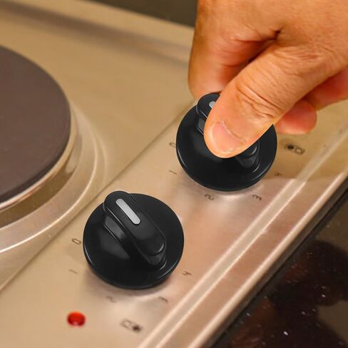 Toyvian Replacement Timer Switch Knobs for Electric Pressure Cooker and Oven Universal 6Mm D-Shaped Shaft Control Knobs Durable Plastic Easy Grip and Installation 2 Pack in Saudi Arabia