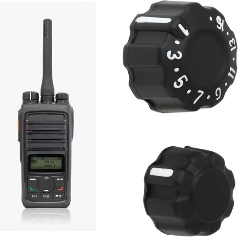 The Lord of the Tools 2pcs Volume and Channel Selector Knob Compatible with Hytera PD530 PD560 PD580 PD700 PD780 in Saudi Arabia