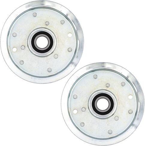 8TEN Flat Idler Pulley for Ariens Exmark Husqvarna 07300006 601000391 1-603497 07300039 AM37249 2 Pack in Kuwait