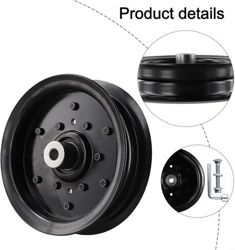 طقم بكرة المهمل لجزازة العشب 532196106 بديل لـ 532197379، لـ Z254 LGT2654 RZ5424، يناسب نماذج TS146XK TS148 LTH2142 MZ54، مجموعة معدنية مكونة من 4 قطع in Kuwait