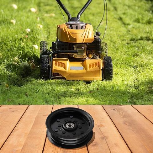 طقم بكرة المهمل لجزازة العشب 532196106 بديل لـ 532197379، لـ Z254 LGT2654 RZ5424، يناسب نماذج TS146XK TS148 LTH2142 MZ54، مجموعة معدنية مكونة من 4 قطع in Kuwait