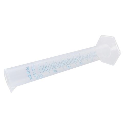 2PCS Blue Graduated 50ml Measuring Cylinder Plastic Transparent Measuring Cylinder Beaker Tube Diameter 1inch Scientific Experiment Liquid Flask for Laboratory Testing Teaching Tool in Kuwait