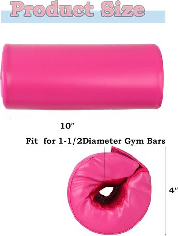 Gymnastics Bar Pad,Gymnastics Bar Mat, for Uneven Bars, Horizontal Bars, Parallel Bars,Ballet Bars.Protective Sleeve for Gymnastics Bar, Most Children's and Adult Gymnastics Bars (Pink,) in Kuwait