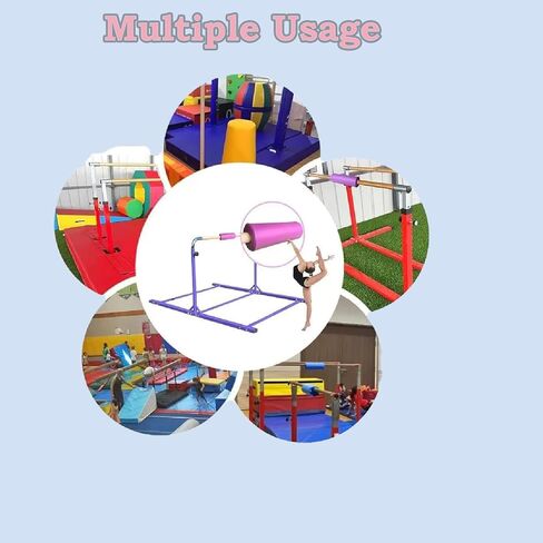 Gymnastics Bar Pad,Gymnastics Bar Mat, for Uneven Bars, Horizontal Bars, Parallel Bars,Ballet Bars.Protective Sleeve for Gymnastics Bar, Most Children's and Adult Gymnastics Bars (Pink,) in Kuwait