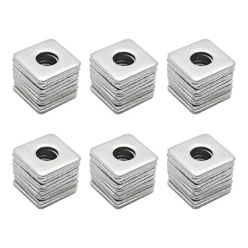30 قطعة M5x20x20x1.5 مم 304 غسالات أطباق مربعة من الفولاذ المقاوم للصدأ، حشية فاصل مسطحة لمثبتات الأجهزة، مضادة للصدأ، شديدة التحمل، للبناء والآلات والمشروعات اليدوية in Saudi Arabia