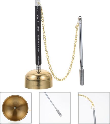 Milisten Introduce Tool - Buddhist Chimes for Meditation Portable Temple Instrument Clear Sound Hand Bell for Spirituality Practitioners in Saudi Arabia