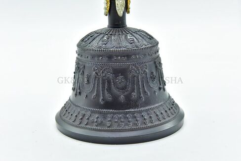 7 Inches Tibetan Buddhist Meditation Bell - Handmade Bell of Enlightenment from Nepal in Saudi Arabia