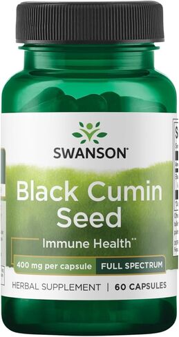 Swanson Full Spectrum Black Cumin Seed 400 Milligrams 60 Capsules in Kuwait