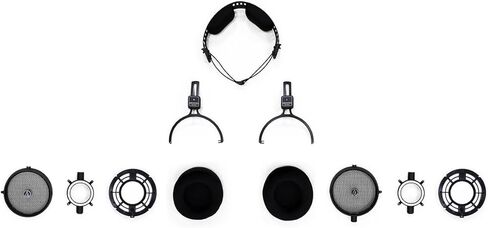 سماعات رأس احترافية مفتوحة من الخلف فوق الأذن من Audio-Technica ATH-R50x، أسود، 3 عبوات in Saudi Arabia