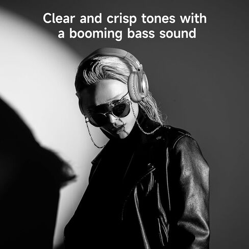 سماعة رأس OneOdio فوق الأذن، سماعات رأس سلكية مع محرك 50 مم، سماعات رأس خفيفة الوزن قابلة للطي مع منفذ مشاركة وميكروفون لتسجيل المراقبة ومزج البودكاست والجيتار وتلفزيون الكمبيوتر (فضي) in Kuwait