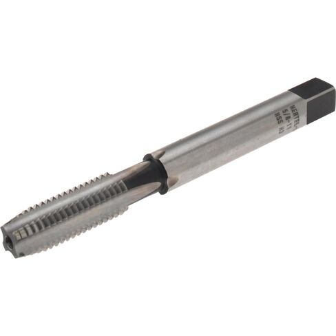 Plug Hand Pulley Tap, 5/8-11 UNC, 4 Flute, High Speed Steel, Bright Finish, Right Hand Flute, H3 Thread Limit, 6" OAL in Saudi Arabia