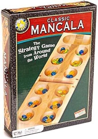 لعبة Mancala الكلاسيكية - لعبة Fun Board للأصدقاء والعائلة - لعبة الإستراتيجية الخالدة in Kuwait