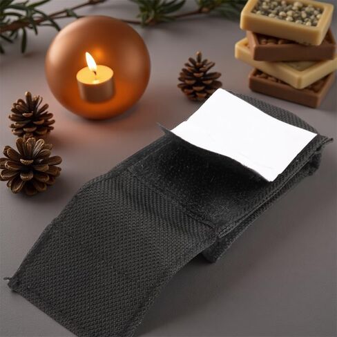 1 Pack 9V Acoustic Guitar Battery Pouch Cool Guitar Pick Pocket Carrying Case Accessories Portable Electronic Battery Organizer, Generic Guitar Pickups Bags Protective Cases Black in Saudi Arabia