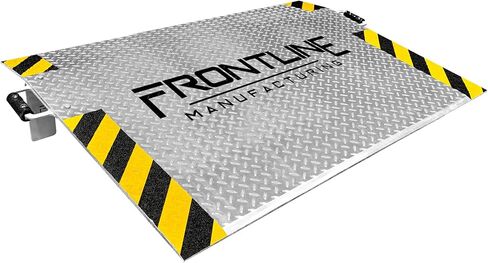 Frontline DR36 Pallet Dock Ramp | Ergonomic Rubber Handles | Corrosion Resistant | High-Visibility Safety Edges (36" x 60") in Saudi Arabia