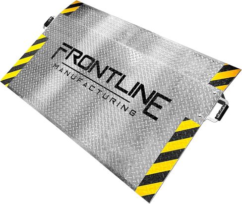 Frontline DR36 Pallet Dock Ramp | Ergonomic Rubber Handles | Corrosion Resistant | High-Visibility Safety Edges (36" x 60") in Saudi Arabia