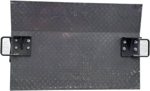 Aluminum Dock Plate, Heavy Duty 3000 Lbs Capacity Loading Ramp, 3/8" Thick Aluminum Construction with Carrying Handles, Ideal for Pallet Jacks, Hand Trucks and Carts Use in Kuwait