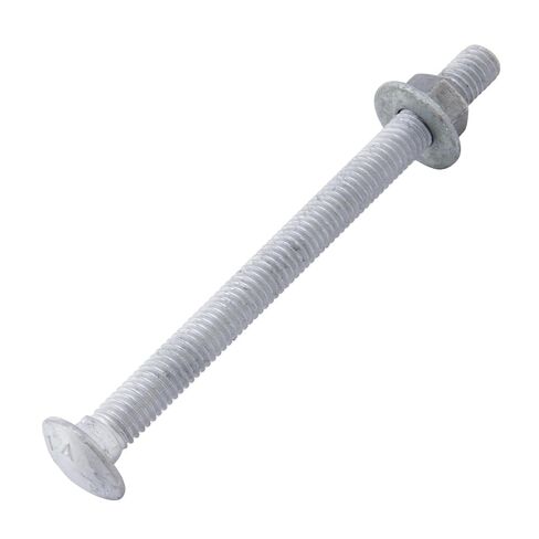 3/8" x 6" Carriage Bolts (50 PCS), Hot Dip Galvanized, Heavy Duty Round Head with Washers and Nuts in Kuwait