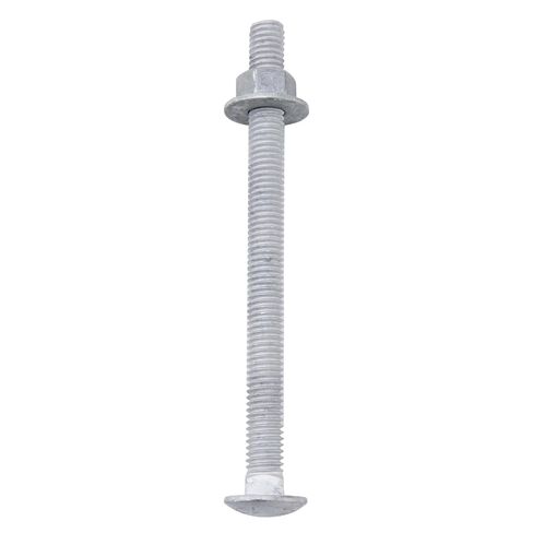 3/8" x 6" Carriage Bolts (25 PCS), Hot Dip Galvanized, Heavy Duty Round Head with Washers and Nuts in Saudi Arabia