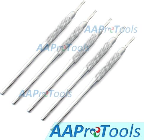 5pcs Round Pattern Scalpel Handle #3 Surgi Crafts Veterinary Dental German Grade Stainless Steel in Saudi Arabia