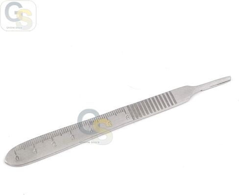 Flat Scalpel Handle With Scale Stainless Steel by G.S Online Store in Saudi Arabia