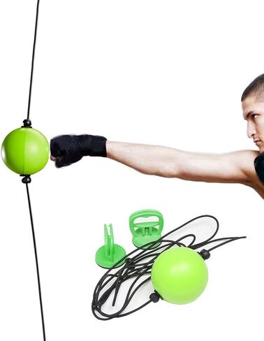 لكمة ضرب ذات طرفين، كرة ملاكمة قابلة للحمل وقابلة للتعديل لتدريب الملاكمة ورد فعل اللياقة البدنية، كيس ملاكمة مع أكواب شفط in Kuwait