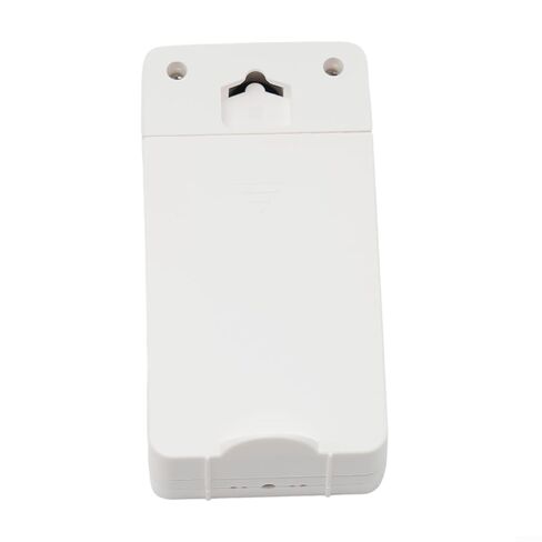 Wireless Outdoor Temperature and Humidity Sensor for FanJu Weather Station (Model 3378), 433.92 MHz, 60m Range, White Plastic Housing, Requires 2x AA Batteries(white) in Saudi Arabia