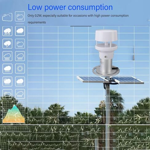 Weather Environment Sensor Efficient Filtering Algorithm RS485 Signal Micro Weather Sensor for Agricultural Meteorology ABS Material in Saudi Arabia