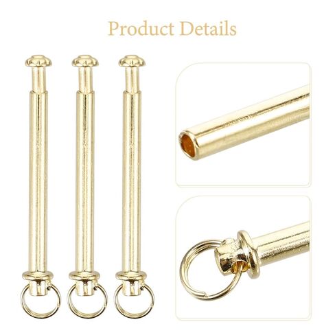 10 Sets Folding Fan Replacement Rivets with Rings 3mm X 28mm Metal Fan Assembly Nails Hardware Accessories in Saudi Arabia