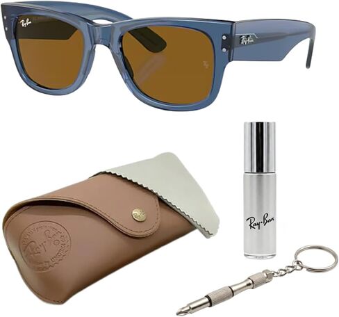Ray-Ban RB0840S Mega Wayfarer Square Square Square Shople With With Iwewear Kit Bundle in Saudi Arabia