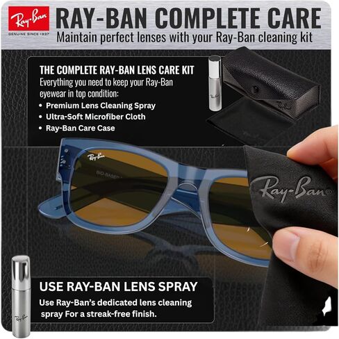 Ray-Ban RB0840S Mega Wayfarer Square Square Square Shople With With Iwewear Kit Bundle in Saudi Arabia