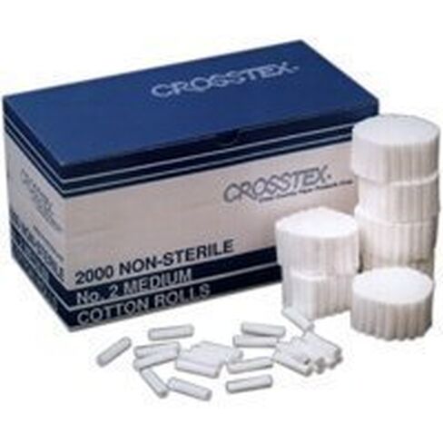 COTTON ROLLS #2 NS 2000 DNC by BND 000BX CROSSTEX BRANDED in Saudi Arabia