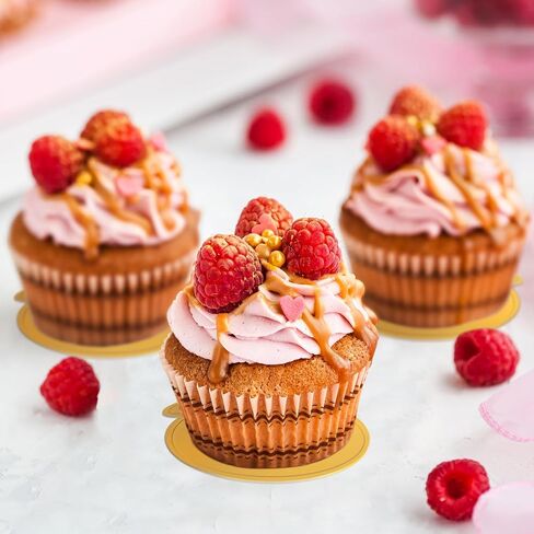 ألواح كيك صغيرة مستديرة 120 قطعة، أطباق حلويات من الورق المقوى مقاس 3.15 بوصة للاستعمال مرة واحدة، قاعدة كب كيك بلاتوس بارا ميني فلان موس لعرض الخبز، الزفاف وأعياد الميلاد in Kuwait