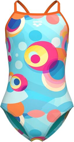 Arena Girls' Feel Junior Leisure Light Drop Back Swimsuit Thin Straps One Piece Bathing Suit in Saudi Arabia