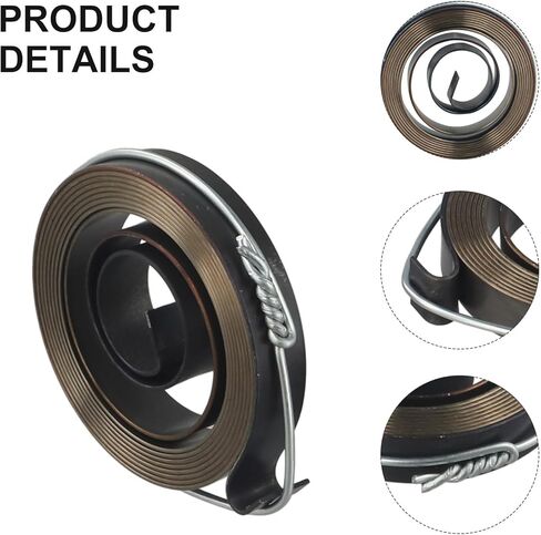 Drill Press Feed Return Coil Spring Assembly 0.8x10x53mm Spring Steel for Power Tools and Workshop Replacement, 2 Pack in Kuwait