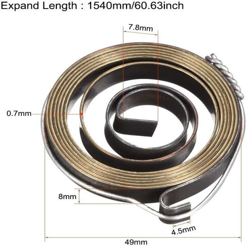 5ft Drill Press Spring Quill Feed Return Coil Spring Assembly in Saudi Arabia