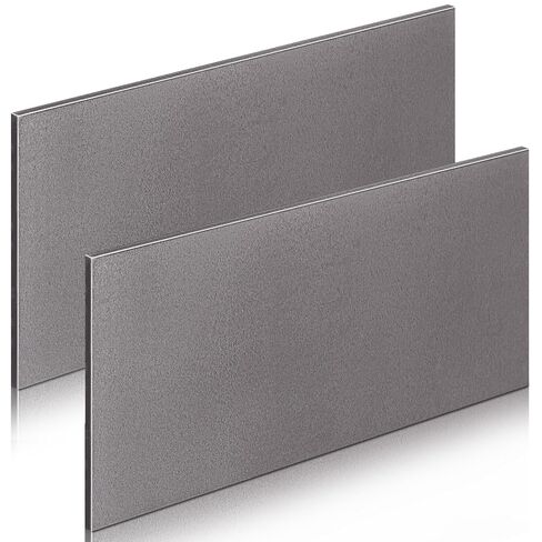 Hicarer 2 Pcs 6 x 1/4 x 12 Inch Steel Flat Bar Metal Stock Hot Rolled Steel Plate Solid Plain Metal Flat Bar Stock in Saudi Arabia
