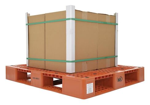 Vestil PLP2-4840-ORANGE لوح بولي إيثيلين عالي الكثافة 39-1/2 بوصة. × 47-3/8 بوصة. × 6 بوصة. 8000 رطل. السعة برتقالية in Saudi Arabia