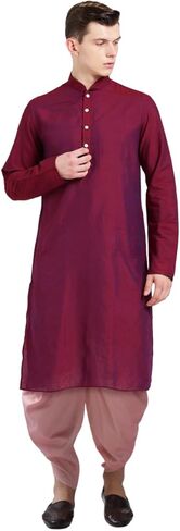 Men's Kurta Dhoti Set - Traditional Indian Ethnic Wear for Men - Ideal for Weddings, Festivals & Celebrations in Kuwait