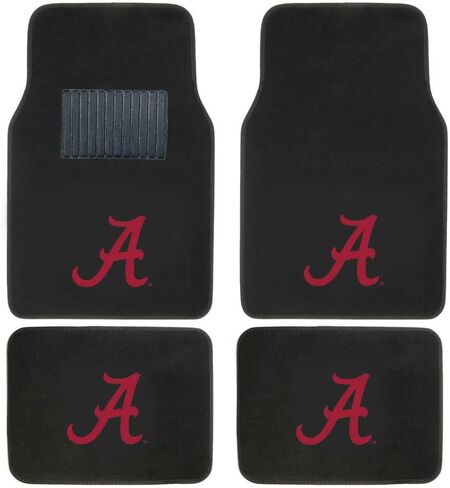 Collegiate ALABAMA New Carpet Type Floor Mat Liner. Wow! Alabama Logo On All 4 Mats in Saudi Arabia