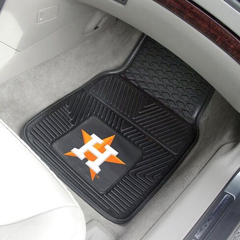 MLB - Houston Astros Heavy Duty 2-Piece Vinyl Car Mats in Saudi Arabia