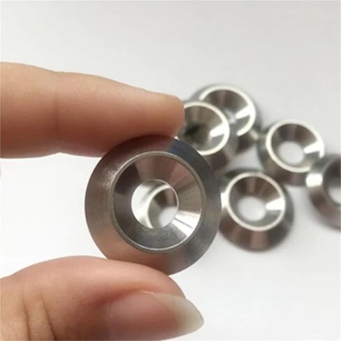 5pc/20pc M3 M4 M5 M6 M8 M10 Conical Solid Countersunk Head Washer Flat Gasket Concave and Convex Tapered Conical Stainless Steel Washers(5pcs Flat M8x25x5) in Saudi Arabia