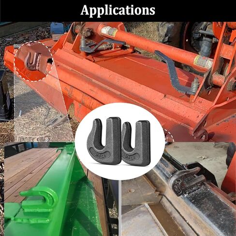 Heavy Duty Durable Weld On Grab Hooks 3/8 inch 6PCS Clevis Grab Hook, G70 Tractor Bucket Hooks Great for Car, Truck, Tractors, Loader Bucket Forklift Trailer in Kuwait