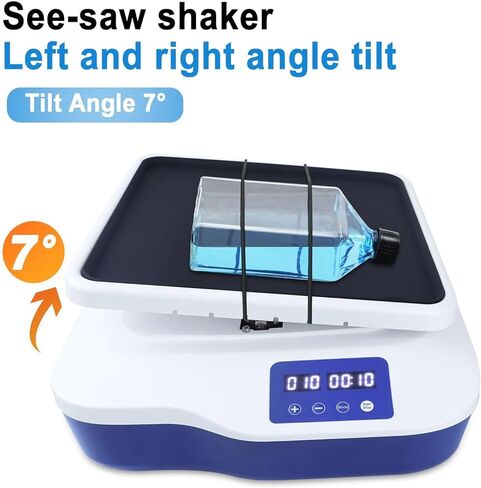 Magnetic Stirrer, LED Digital Rocking Shaker Laboratory Multi-Sample Oscillator Adjustable 10-80rpm Rocker SK-R1807-S in Saudi Arabia