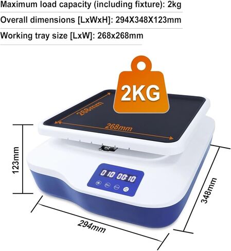 Magnetic Stirrer, LED Digital Rocking Shaker Laboratory Multi-Sample Oscillator Adjustable 10-80rpm Rocker SK-R1807-S in Saudi Arabia