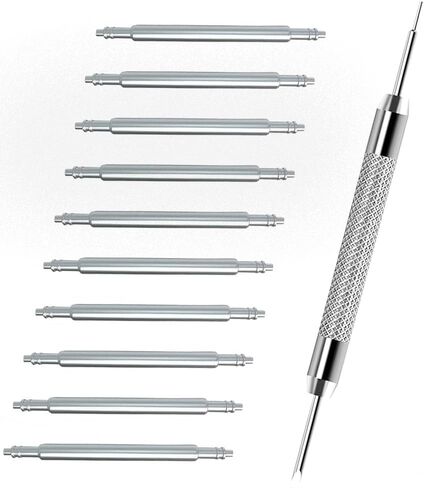 22mm Spring Bar Pins Stainless Steel Watch Pins for Attaching Watch Band to Watches or Buckle 6pcs Diameter 1.5mm (22mm) in Kuwait