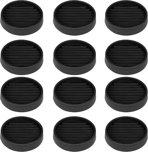 2X2 Round Rubber Caster Cups, Non Slip Furniture Pads, Anti-Slip Gripper, Anti Skid Furniture Feet, Anti Slide Floor Protector for Bed Couch Table Chair Stoppers (Brown, 8 Pack) in Saudi Arabia