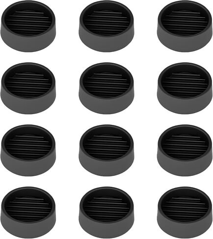 2X2 Round Rubber Caster Cups, Non Slip Furniture Pads, Anti-Slip Gripper, Anti Skid Furniture Feet, Anti Slide Floor Protector for Bed Couch Table Chair Stoppers (Brown, 8 Pack) in Saudi Arabia