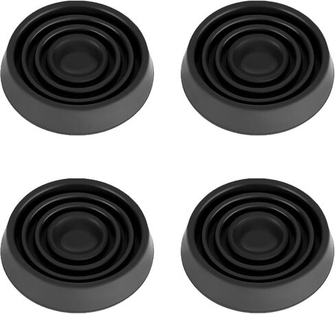 2X2 Round Rubber Caster Cups, Non Slip Furniture Pads, Anti-Slip Gripper, Anti Skid Furniture Feet, Anti Slide Floor Protector for Bed Couch Table Chair Stoppers (Brown, 8 Pack) in Saudi Arabia