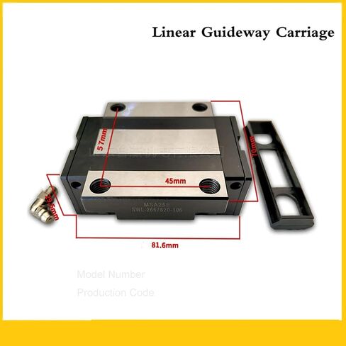 الدليل الخطي MSA25E MSA25ESSFCN MSA25E-N منزلق كتلة السكك الحديدية النقل المحرك الخطي in Kuwait